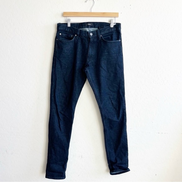 Theory Men’s Beryl Skinny Fit Jeans in Washed Indigo - Picture 3 of 9